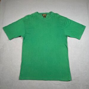 Eddie Bauer Mens‎ Green Cotton Short Sleeve T Shirt Casual Made in USA Large